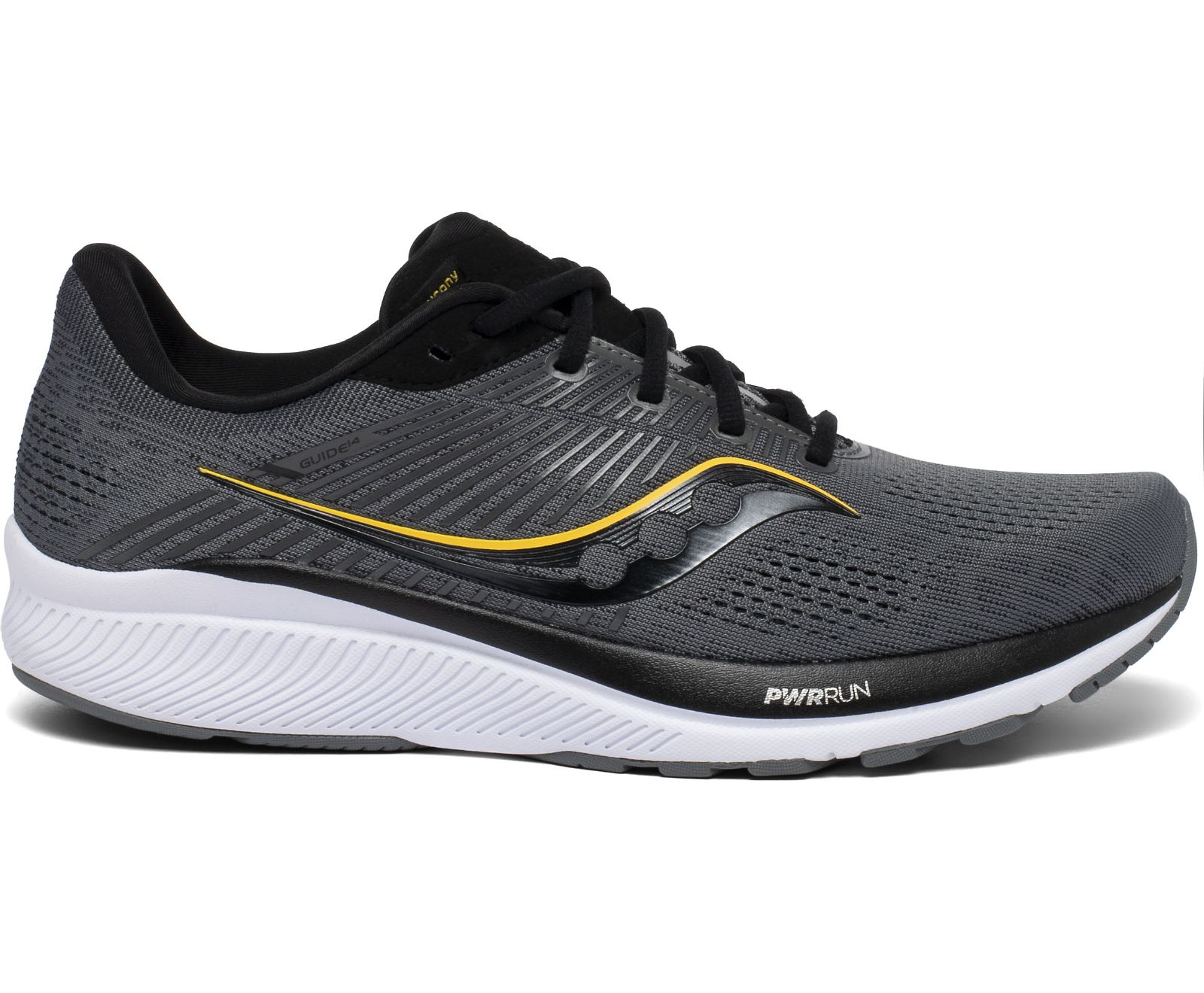 Saucony Guide 14 Wide Men's Running Shoes Grey / Gold | Canada 505AHKP